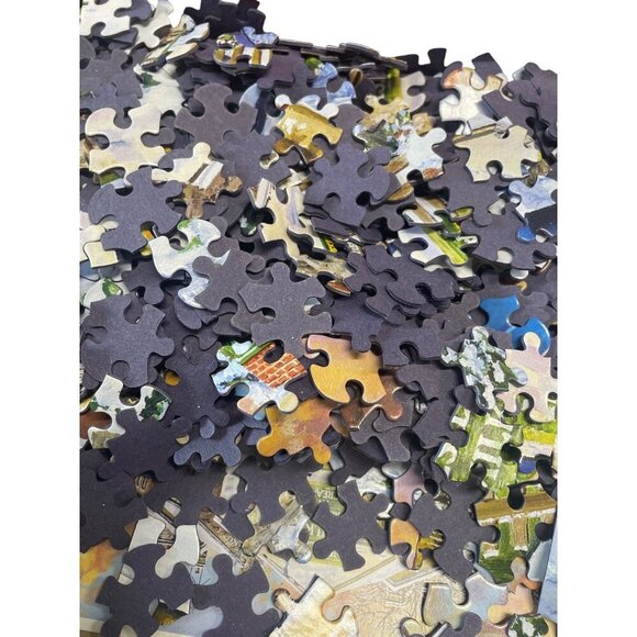 White Mountain Winter Games Jigsaw Puzzle 1000 Pieces Trevor Mitchell Snow - Picture 3 of 3